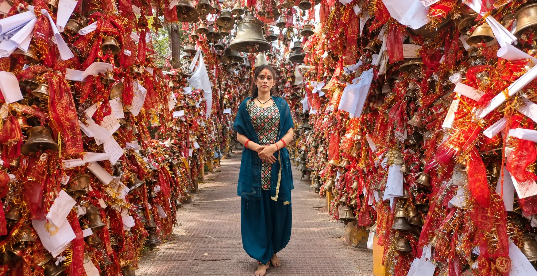 Walking Through Chitai Golu Devta Temple with Bells and Petitions