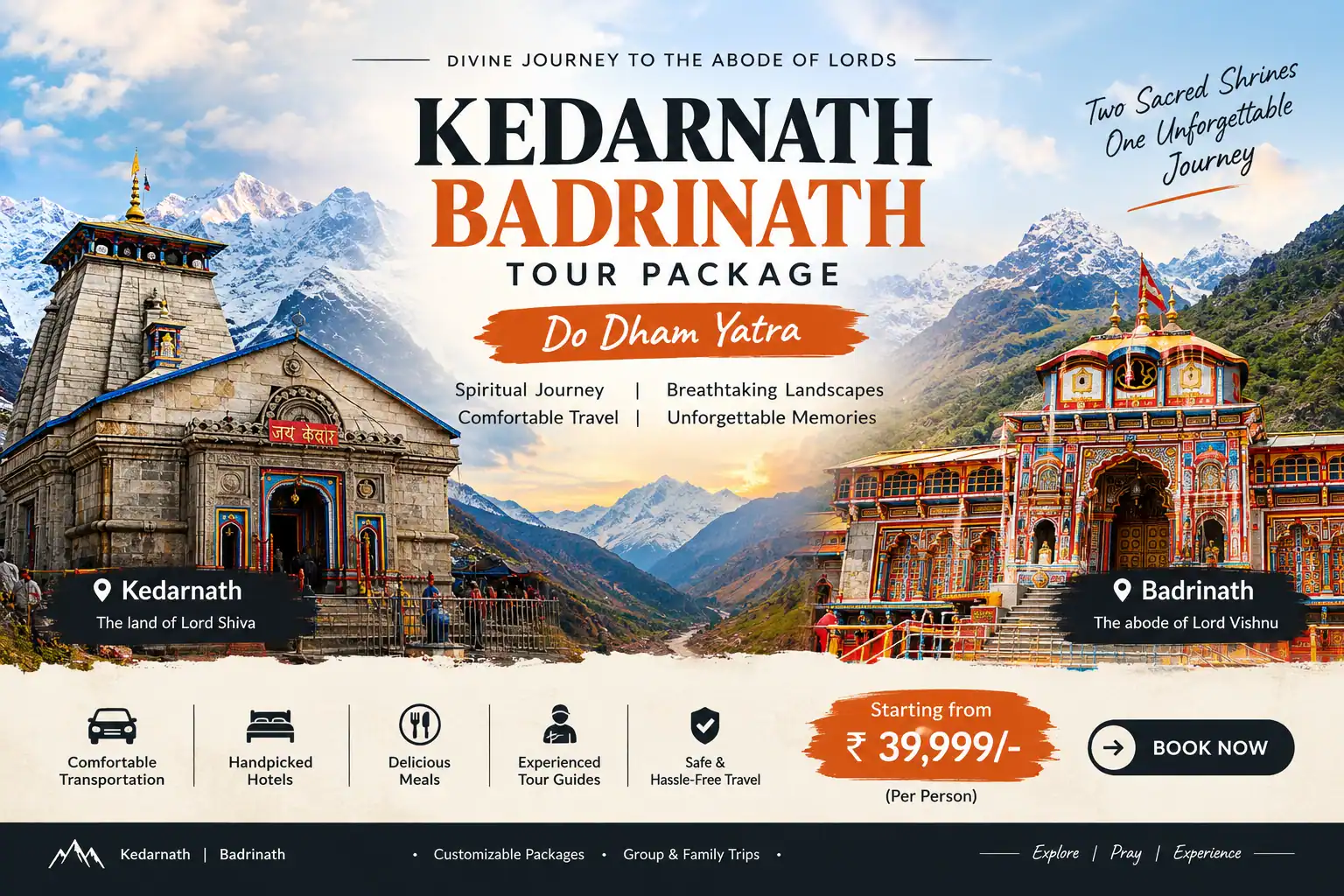 Home Travel 26 Kedarnath Badrinath Divine Himalayan Journey